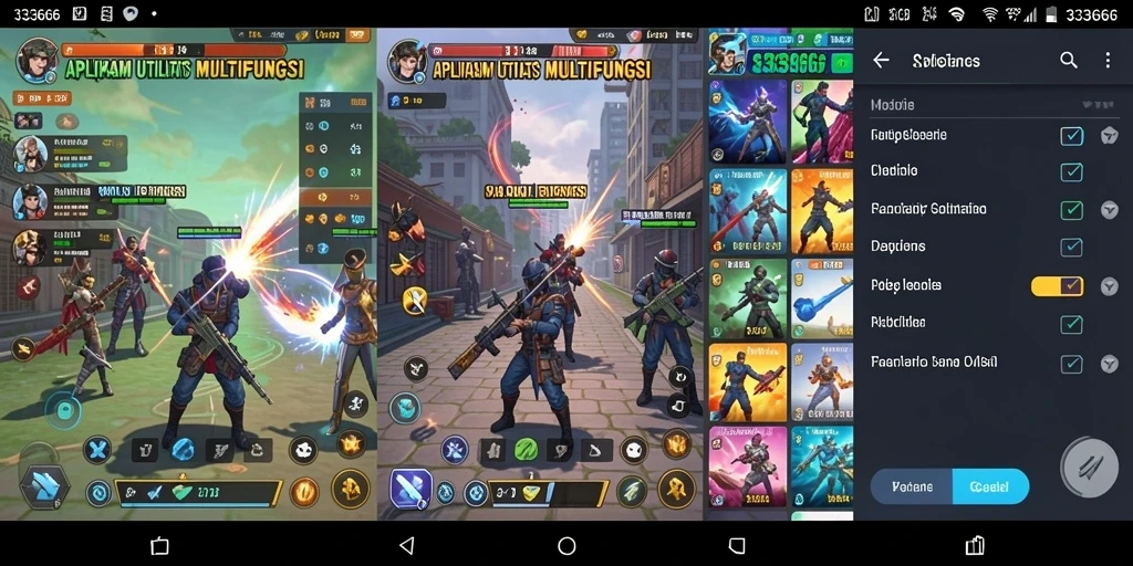 Screenshot utama 333666 menampilkan antarmuka aplikasi Utility yang intuitif.