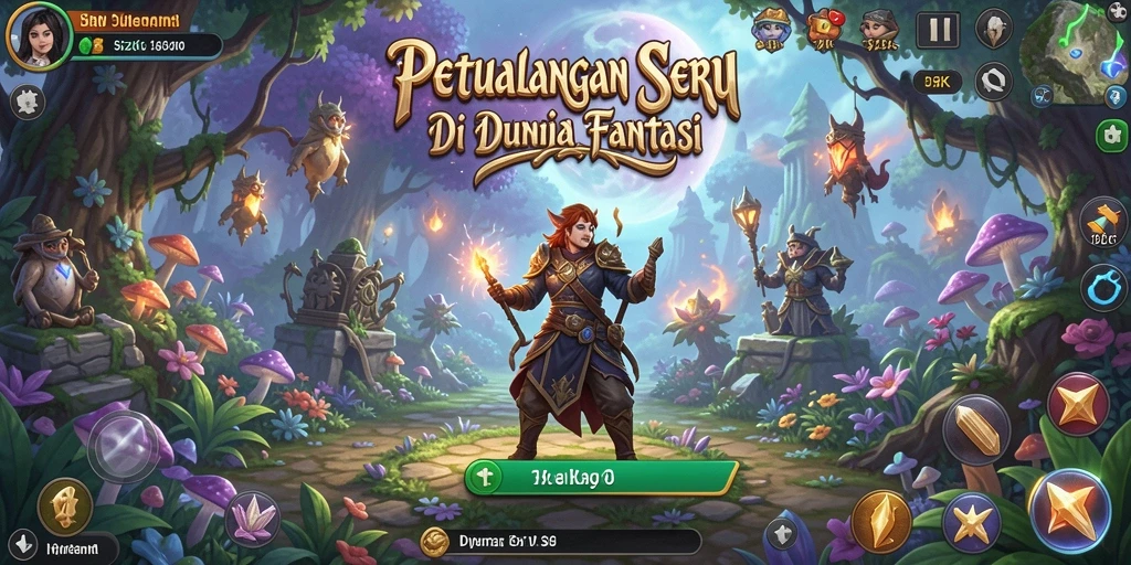Screenshot utama menampilkan aksi menegangkan dalam gameplay petualangan 5ZK.