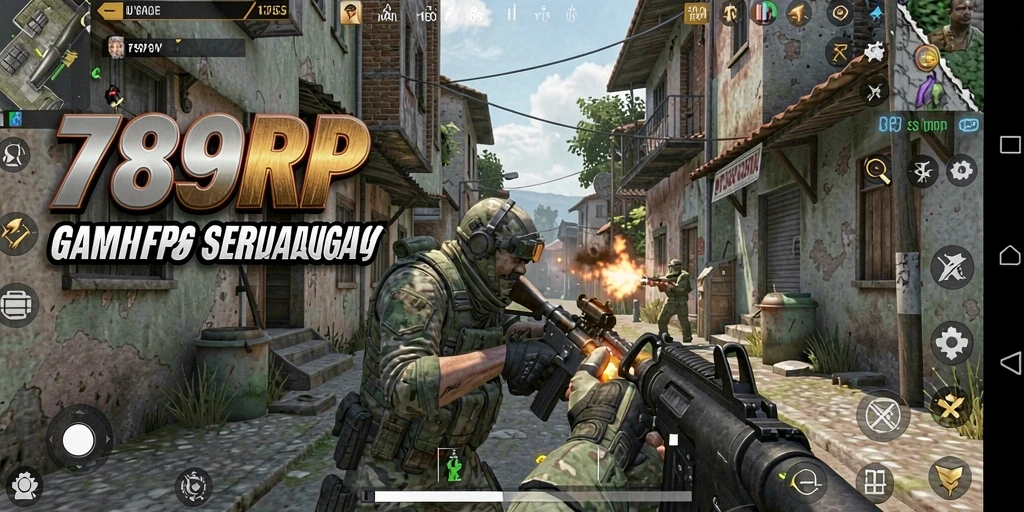 Tangkapan layar 789RP menunjukkan aksi seru dalam permainan FPS.