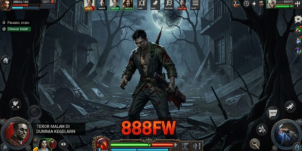 Gameplay <strong>888FW</strong> menampilkan momen menakutkan dan suasana mencekam.