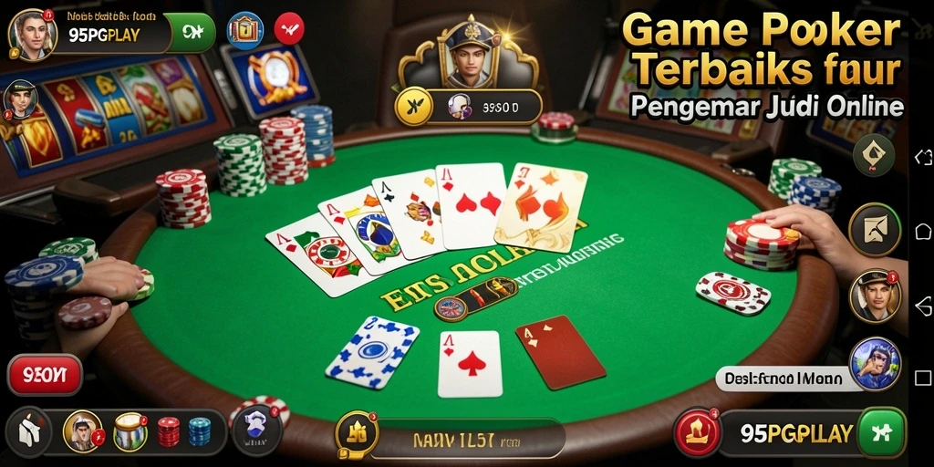 Screenshot gameplay poker yang seru dan interaktif di 95PGPLAY.