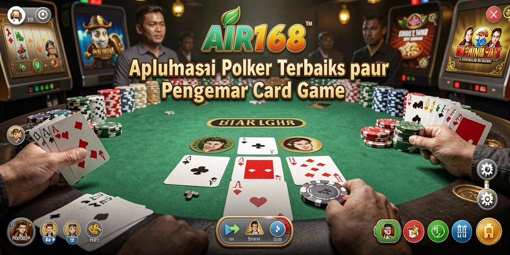 Tampilan screenshot AIR168 menampilkan aksi seru dalam permainan Poker.