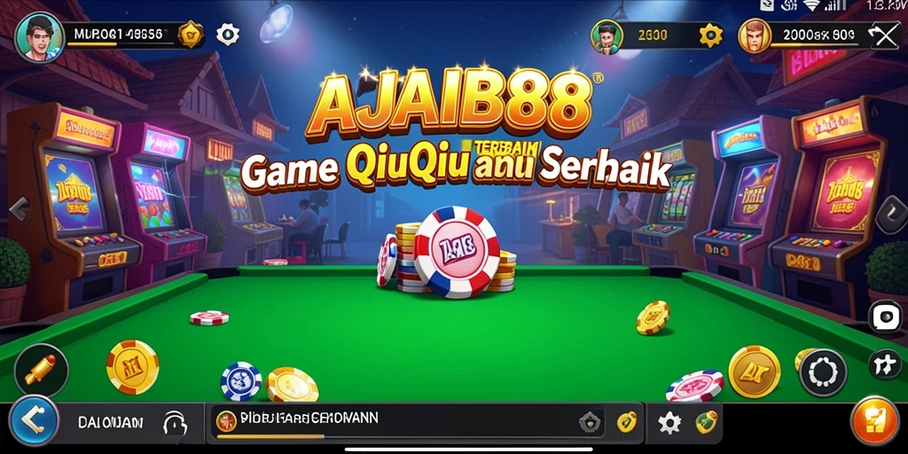 Tampilan gameplay QiuQiu yang seru di AJAIB88.