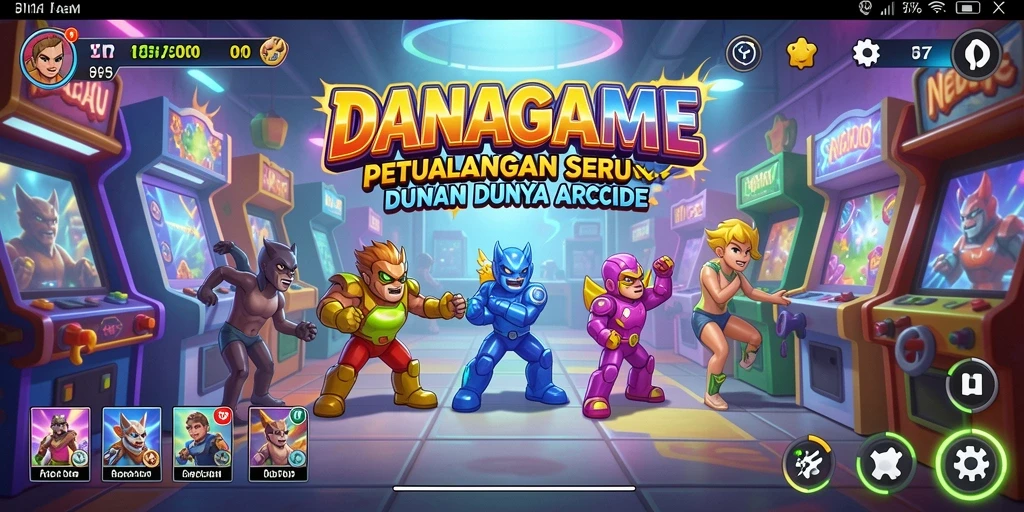 Screenshot utama DANAGAME menampilkan aksi gameplay yang mendebarkan.