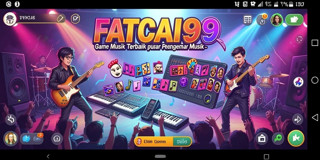Tampilan gameplay dari FATCAI99 yang penuh warna dan seru.