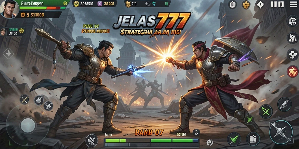 Tampilan gameplay JELAS777 yang mendebarkan dan penuh aksi.