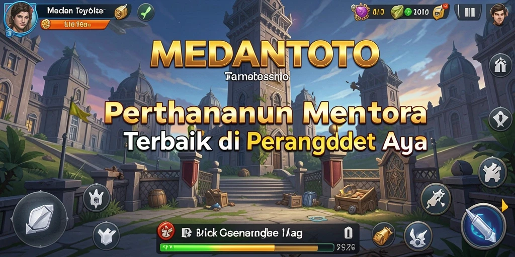 Tangkapan layar gameplay menampilkan aksi menara yang mendebarkan.