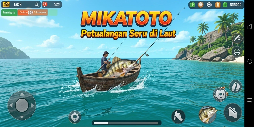 Menampilkan gameplay menarik dari MIKATOTO dengan suasana memancing yang realistis.