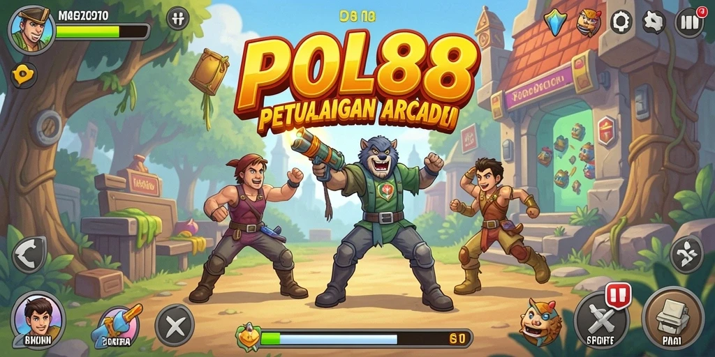 Screenshot POL88 menampilkan aksi seru dalam gameplay Arcade.