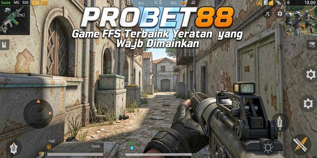 Gameplay mendebarkan dari PROBET88 dengan pertarungan FPS yang dinamis.