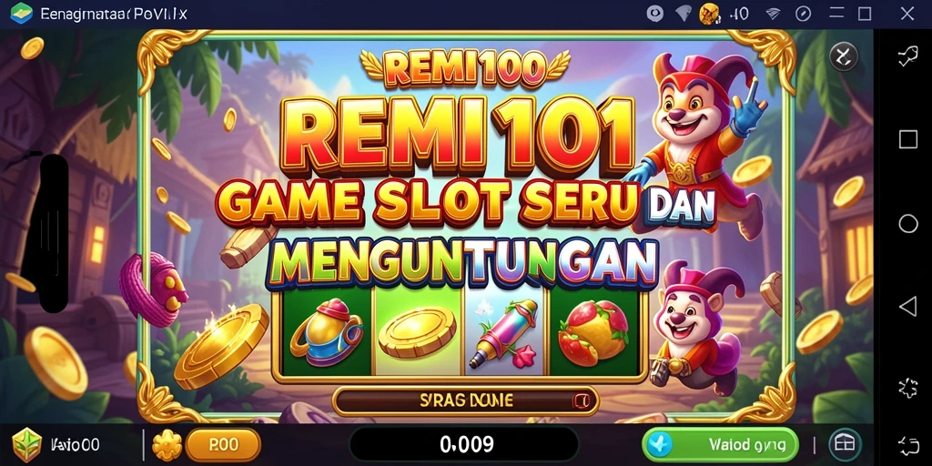 Gameplay menarik dari REMI101 dengan berbagai tema slot yang menawan.