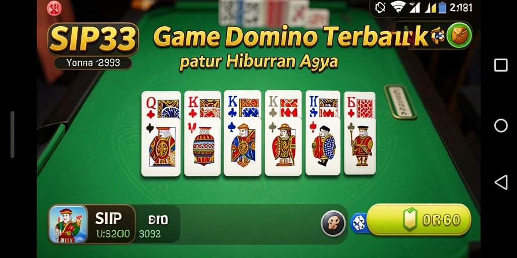 Screenshot gameplay SIP33 yang menampilkan pertarungan seru dalam Domino.
