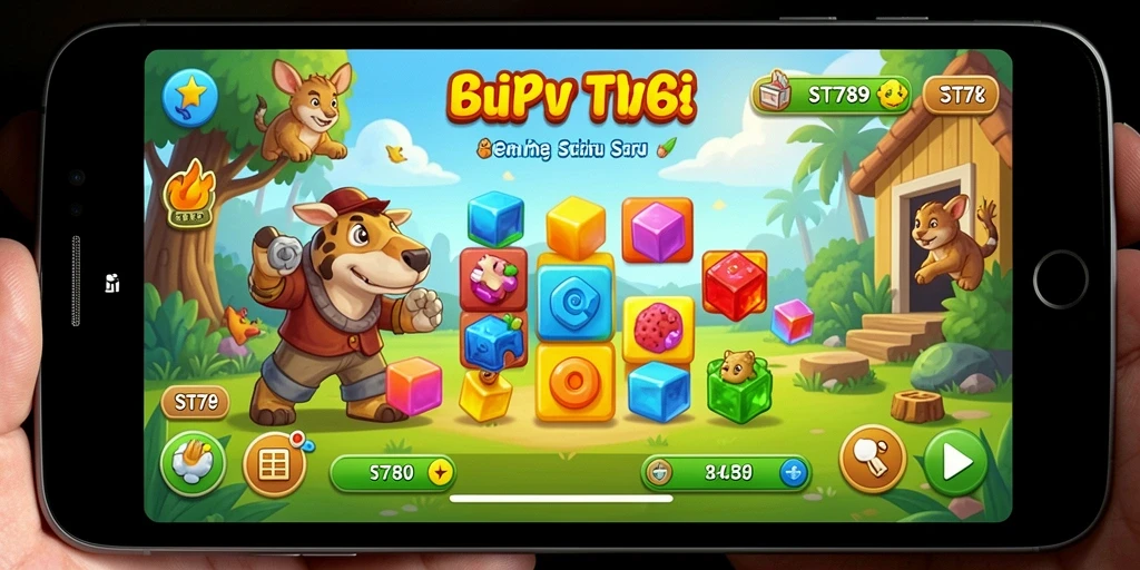 Tampilan gameplay ST789 dengan variasi teka-teki menarik.