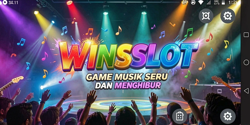 Screenshot gameplay WINSLOT menampilkan interaksi musik yang seru.